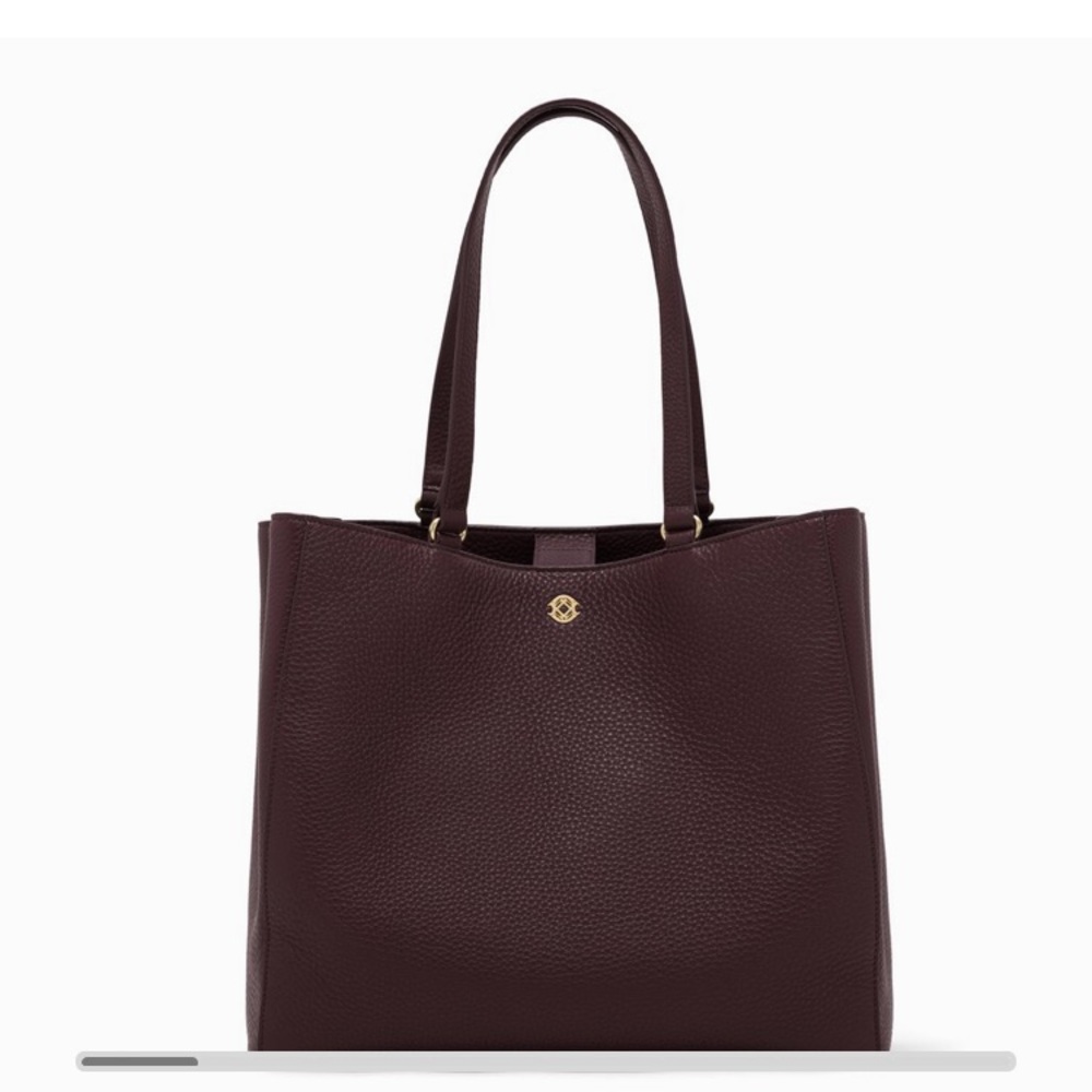 Dagne Dover Large Allyn Tote oxblood